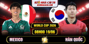 Soi Kèo Mexico Vs Hàn Quốc 08h00 19/06 - World Cup 2026