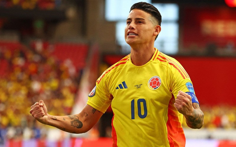 Rodriguez là ngôi sao nổi bật ở trận Uzbekistan vs Colombia